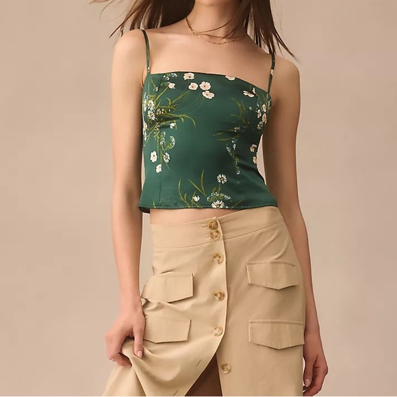 Reformation Tops - Reformation Overland Silk Top